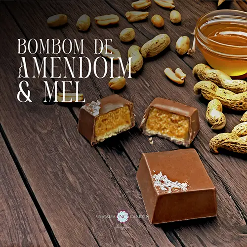 Bombom de Amendoim e Mel