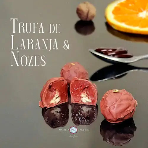 Trufa de Laranja e Nozes